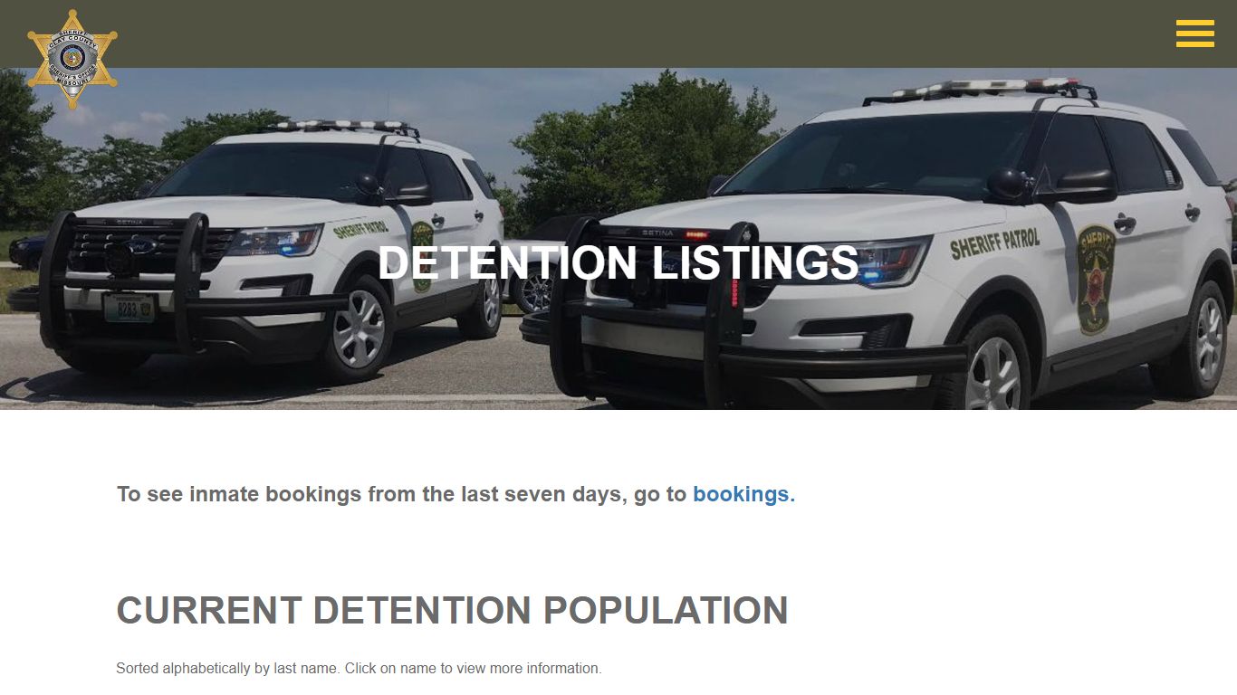 Detention Listings - Clay County Missouri Sheriff's Office